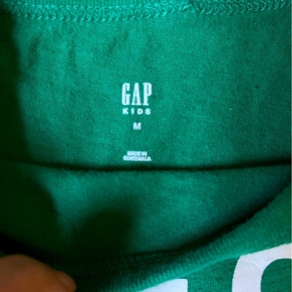 Gap‎ Kids green age of rock tshirt size Medium - Picture 4 of 5